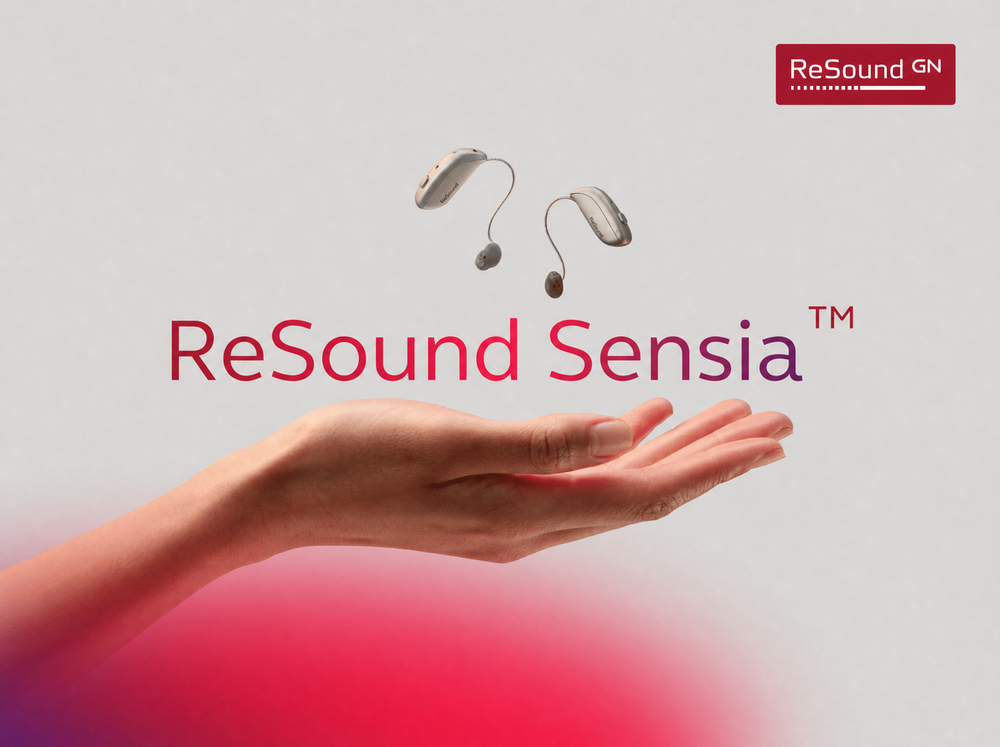 ReSound Sensia receiver-in-canal hearing aids, fitted at Hughes Holistic Audiology in Zionsville, IN